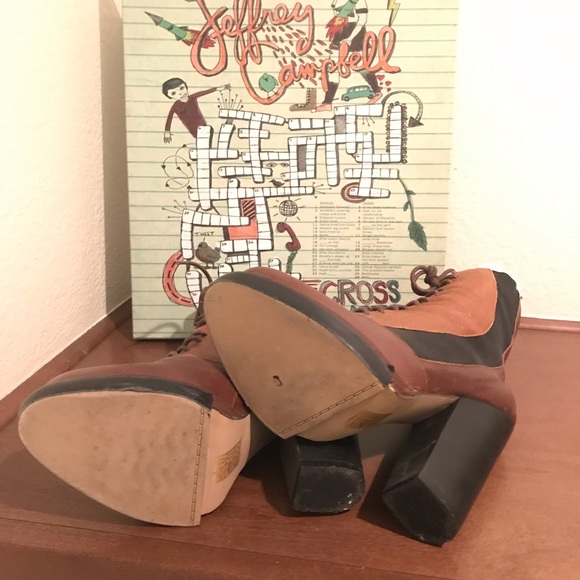 EUC Jeffrey Campbell ‘Boom’ Leather Boots / Size 7.5 - Picture 6 of 10